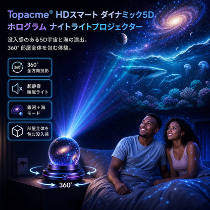 🌌🔮Topacme® ナイトライト プロジェクター🧸