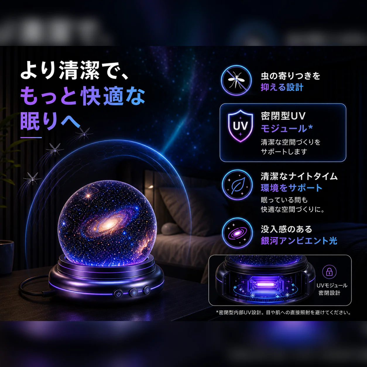 🌌🔮Topacme® ナイトライト プロジェクター