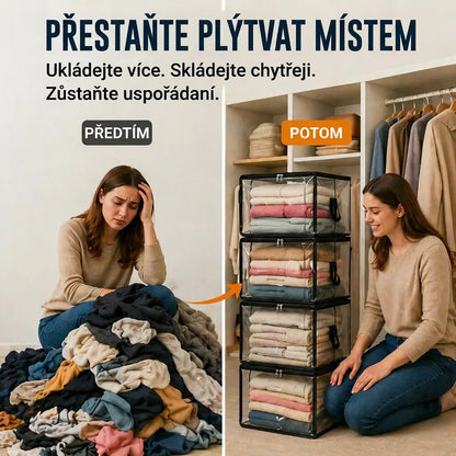 POSLEDNÍ DEN SLEVY 50 % ✨📦WYVCK® Velký odolný průhledný plastový úložný box🎁💞