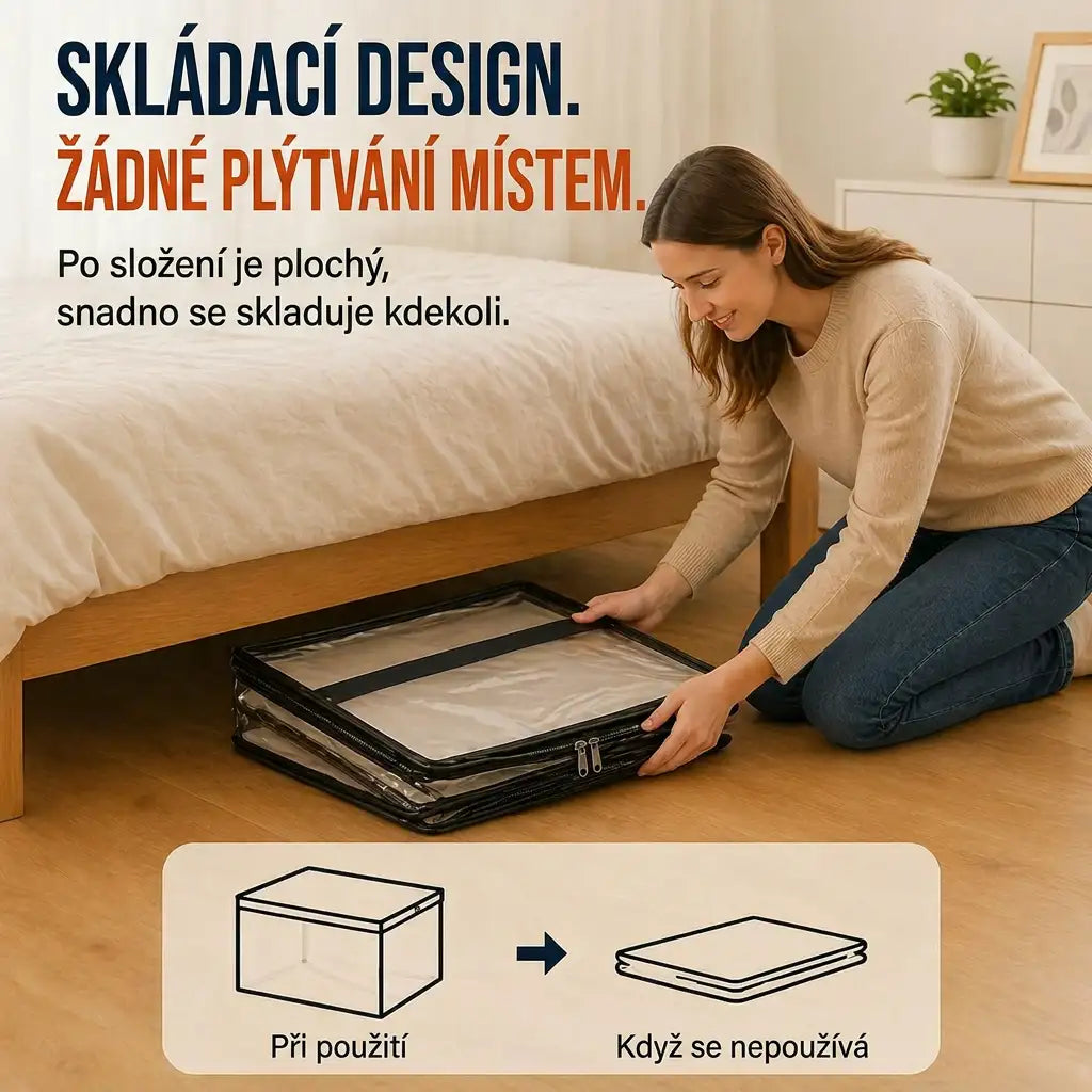 POSLEDNÍ DEN SLEVY 50 % ✨📦WYVCK® Velký odolný průhledný plastový úložný box🎁💞